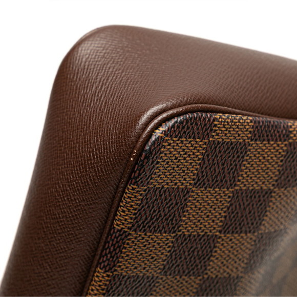 LOUIS VUITTON Brown Damier Leather Pouch - Picture 5 of 10